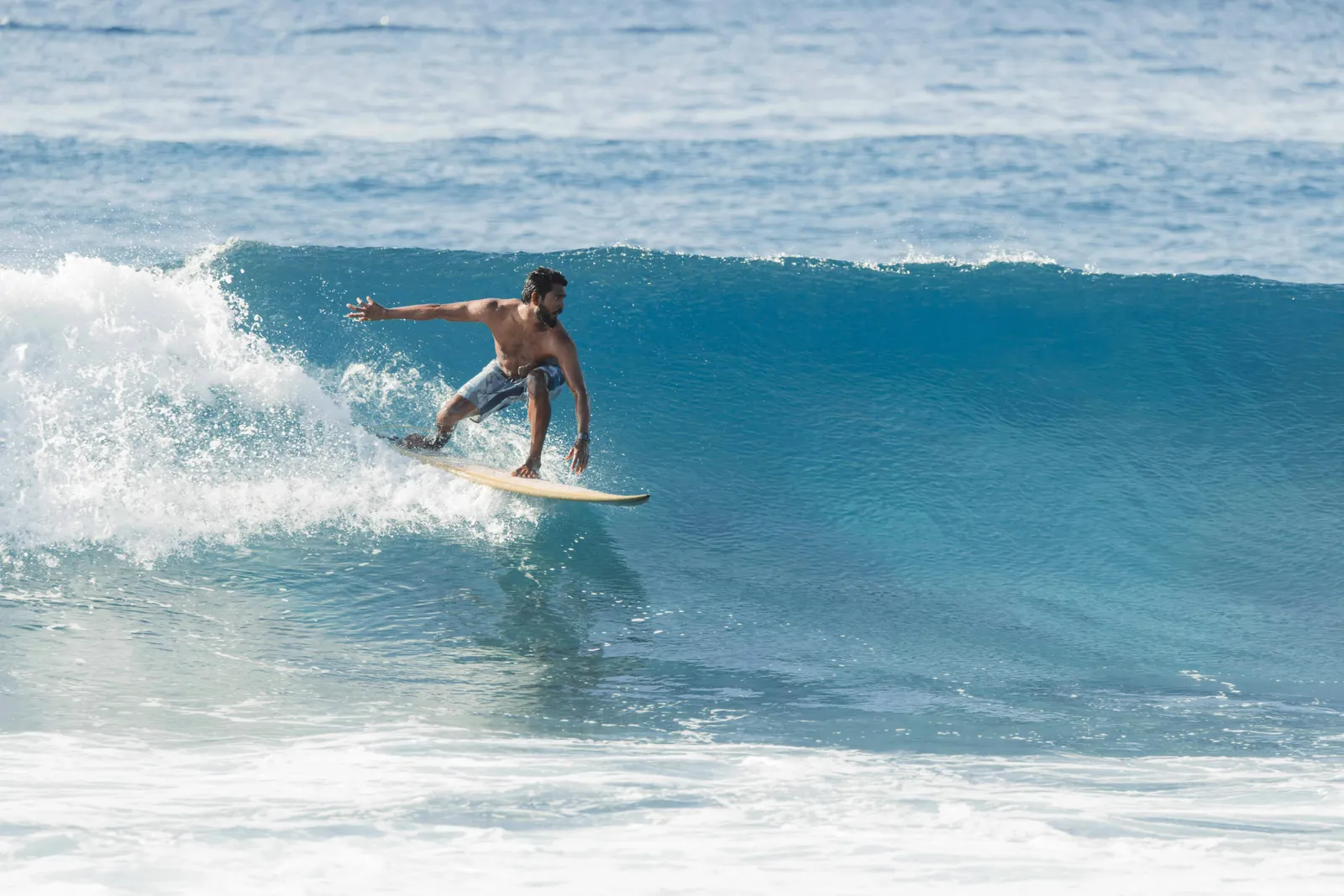 Surf scene from Maldives, Maldives.